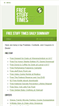 Mobile Screenshot of freestufftimes.com