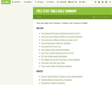 Tablet Screenshot of freestufftimes.com